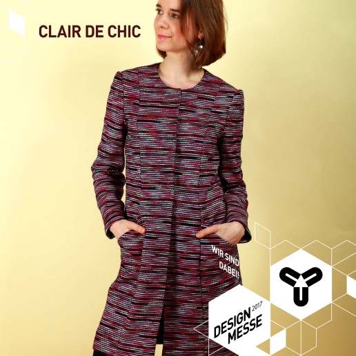 Clair de chic bietet Frauen eine Mischung aus französischer Eleganz und Modernität. Selbst entworfen und in Handarbeit in Ulm hergestellt. Wir sind gespannt auf die chicen Teile! www.clair-de-chic.com