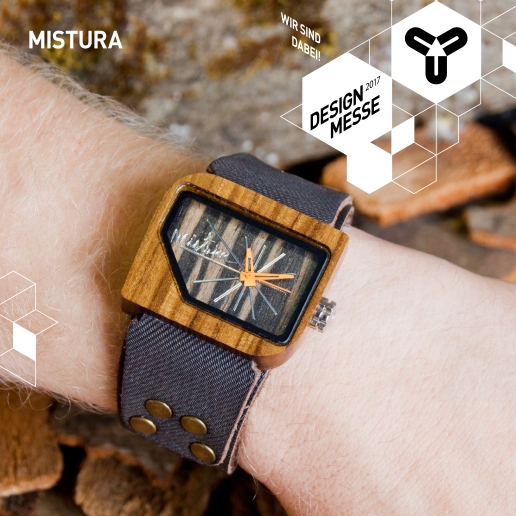 Elegante Armbanduhren aus nachhaltiger Herstellung vereinen Natur, Stil und Einzigartigkeit in einem Produkt: Mistura Armbanduhren. www.mistura.de